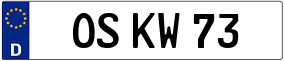Truck License Plate